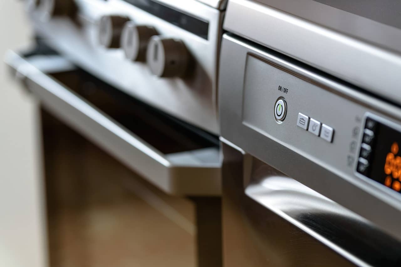 close-up photo of an oven