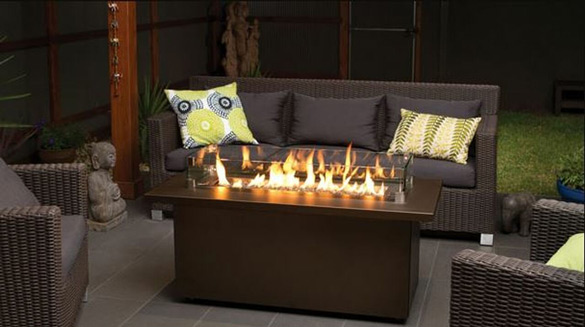 The PTO30CFT outdoor gas fire table for patio firepit ideas